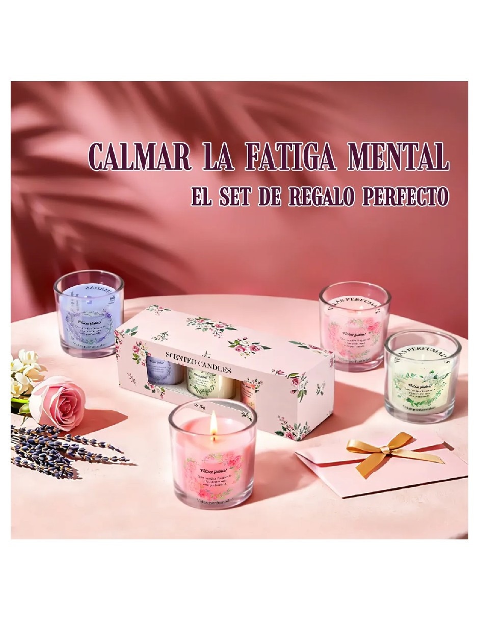 Set vela aromáticas 3 piezas 3