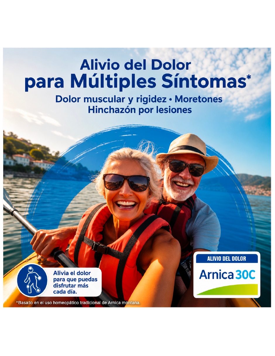 Gel para dolores músculares Boiron Arnicare 75 g medicamento homeopático con arnica montana