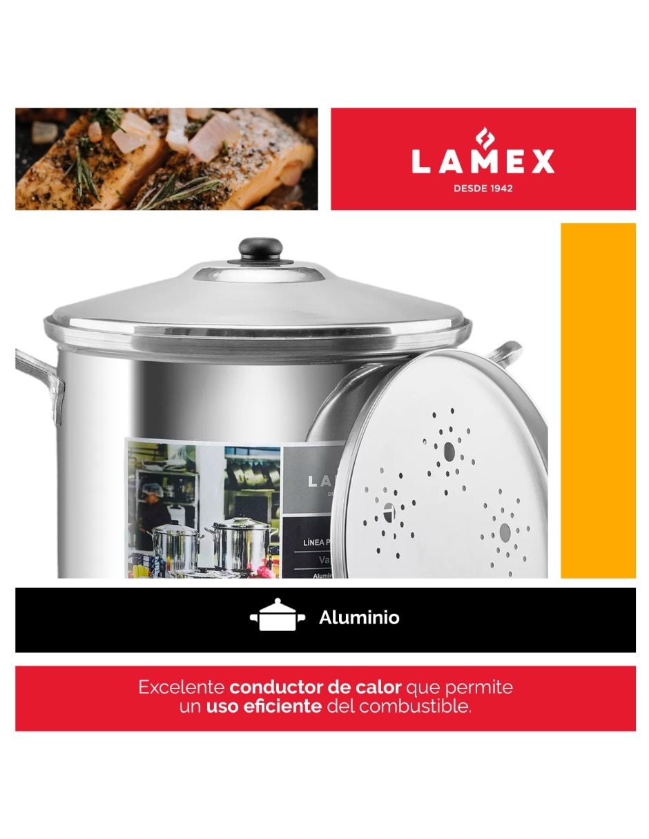 Vaporera convencional Lamex 4