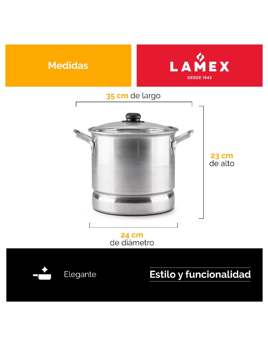 Vaporera convencional Lamex