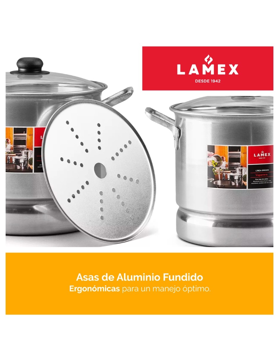 Vaporera convencional Lamex