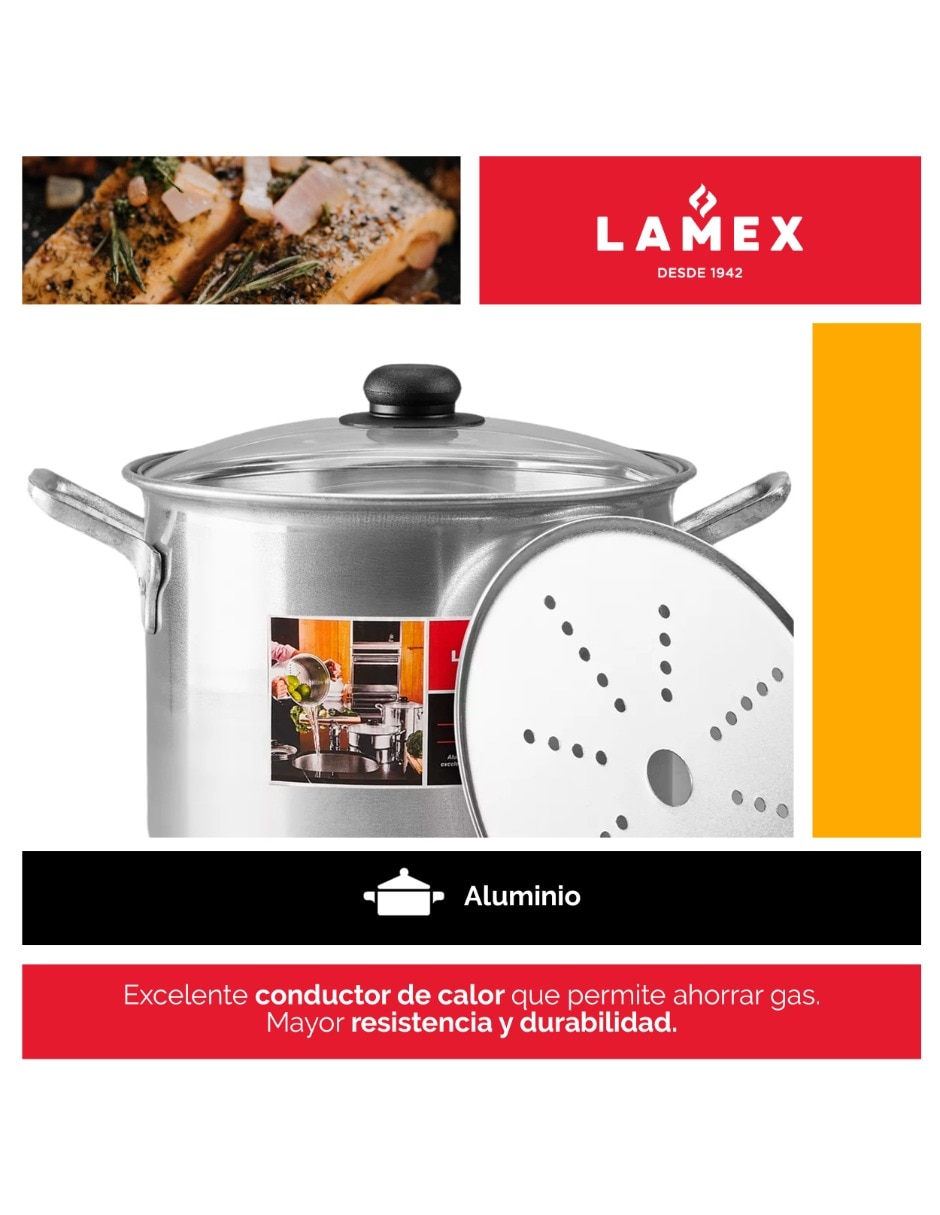 Vaporera convencional Lamex