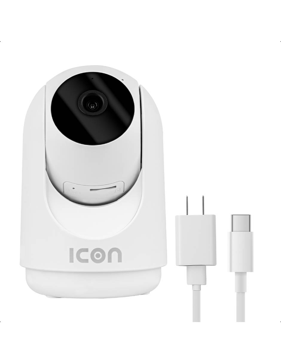 Cámara Wi-Fi de seguridad Icon modelo ICCAM360INT01 inalámbrica Full HD 360° grabación visión nocturna para interior