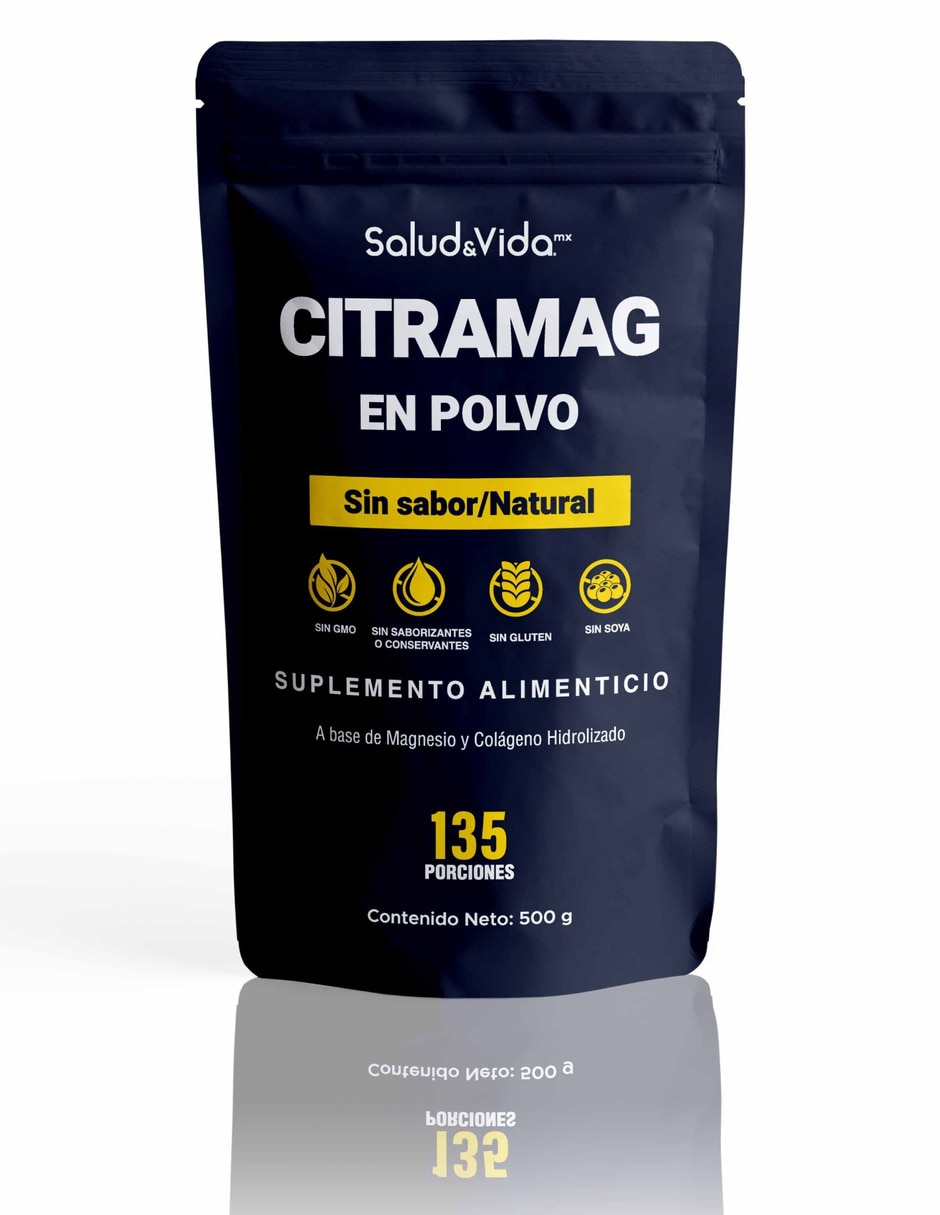 Suplementos alimenticios citrato de magnesio en polvo 500 g Suplementos alimenticios citrato de magnesio en polvo 500 g