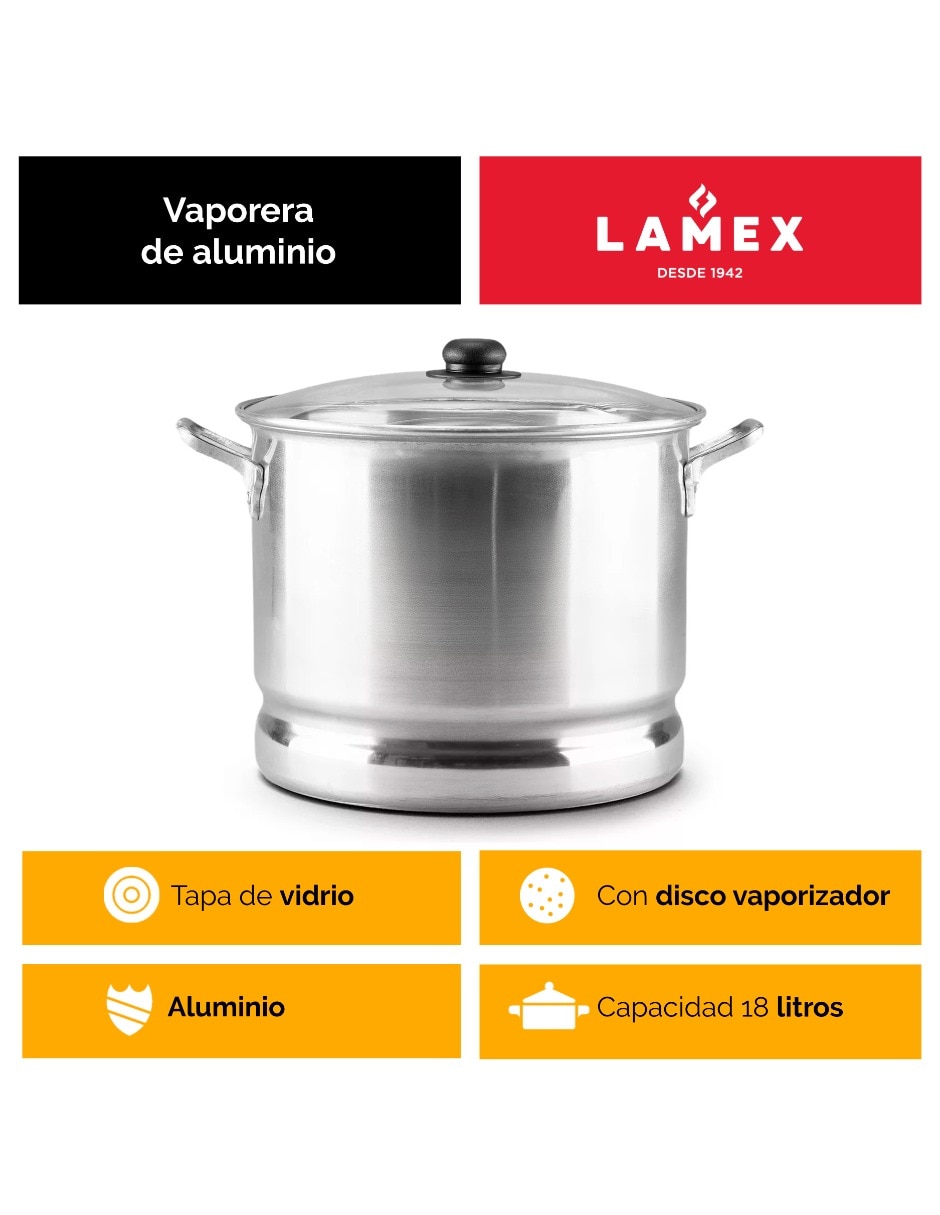 Vaporera convencional Lamex