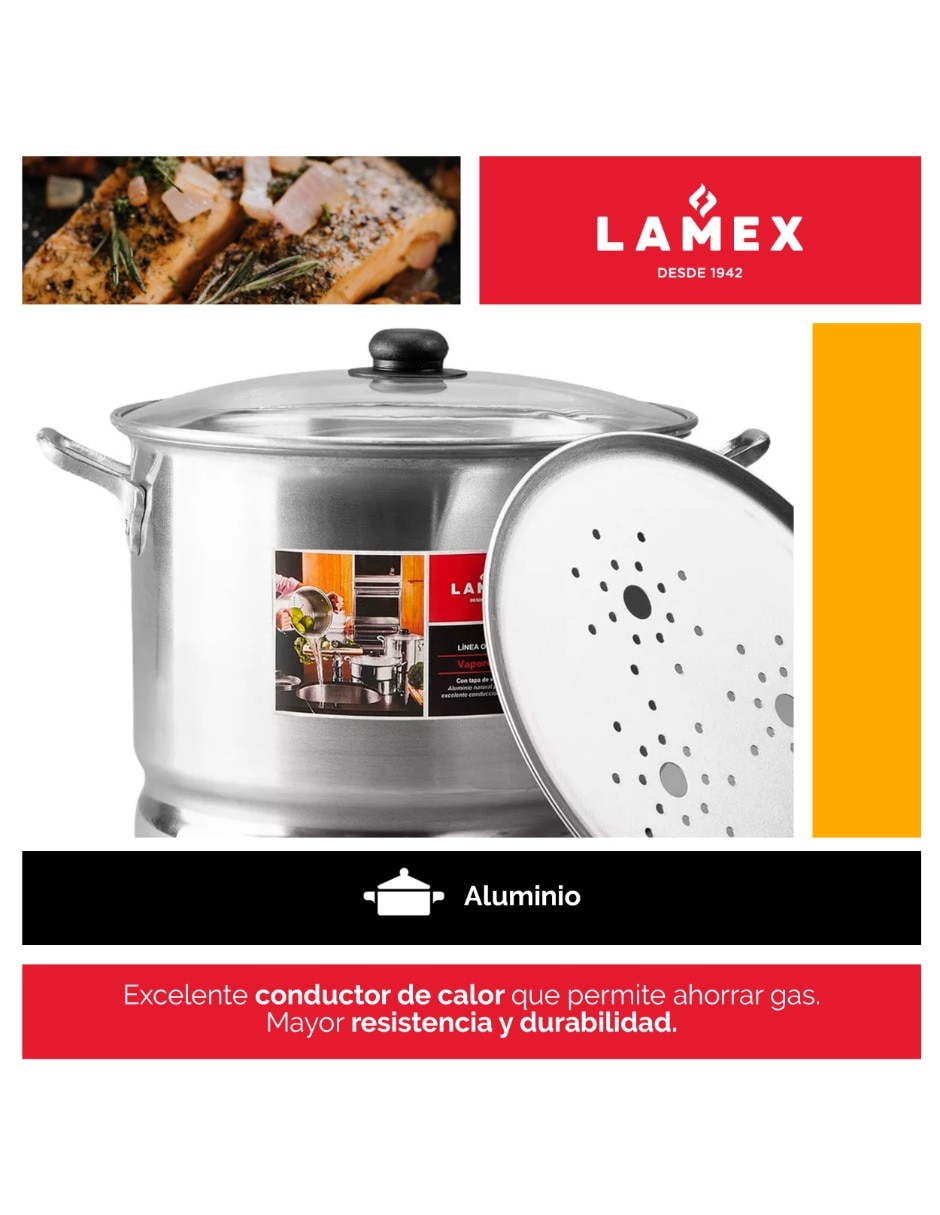 Vaporera convencional Lamex