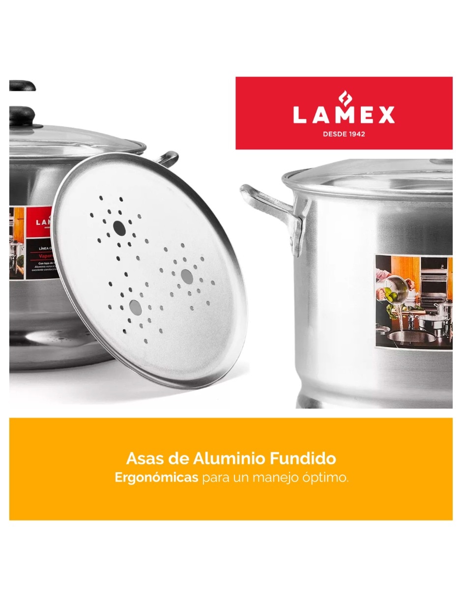 Vaporera convencional Lamex