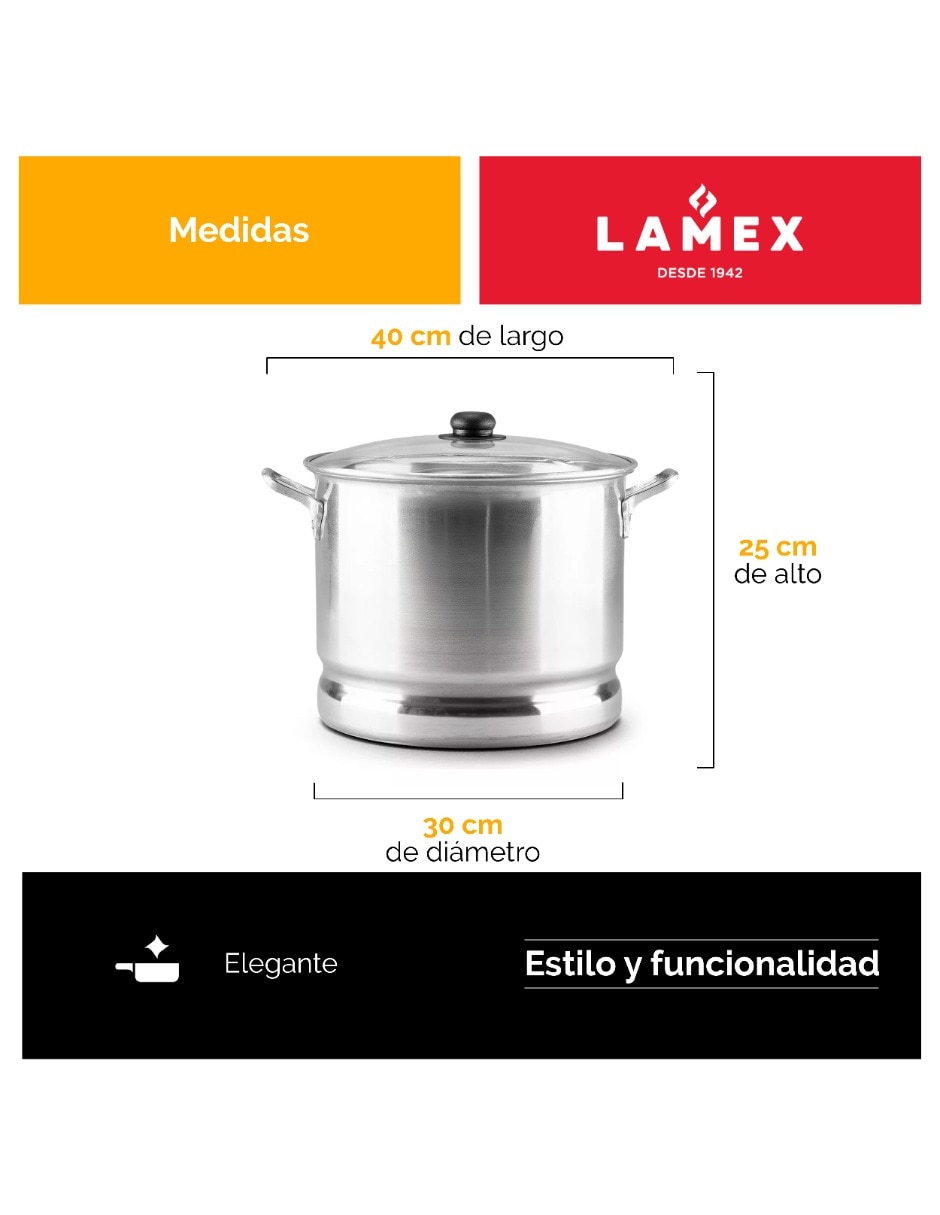 Vaporera convencional Lamex
