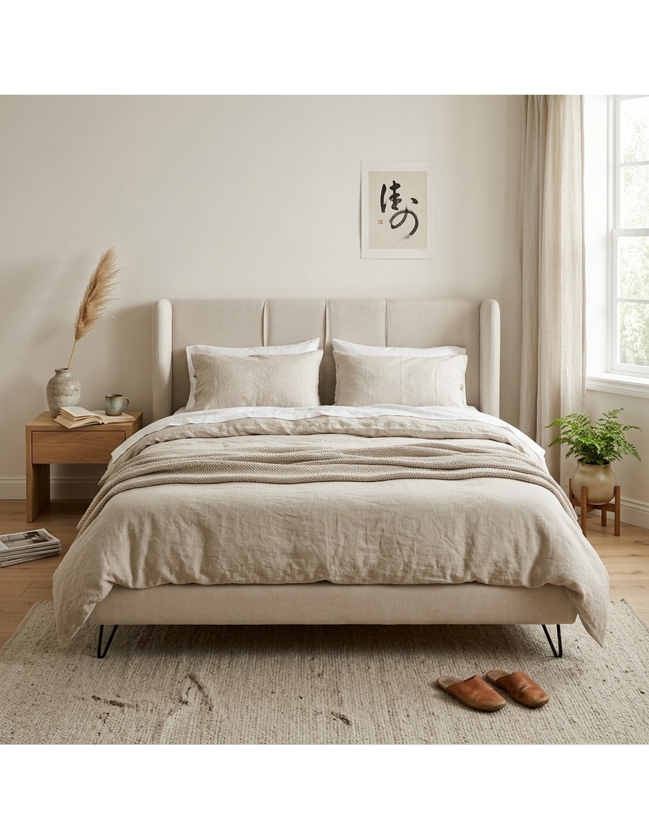 Cama hampton de madera 3