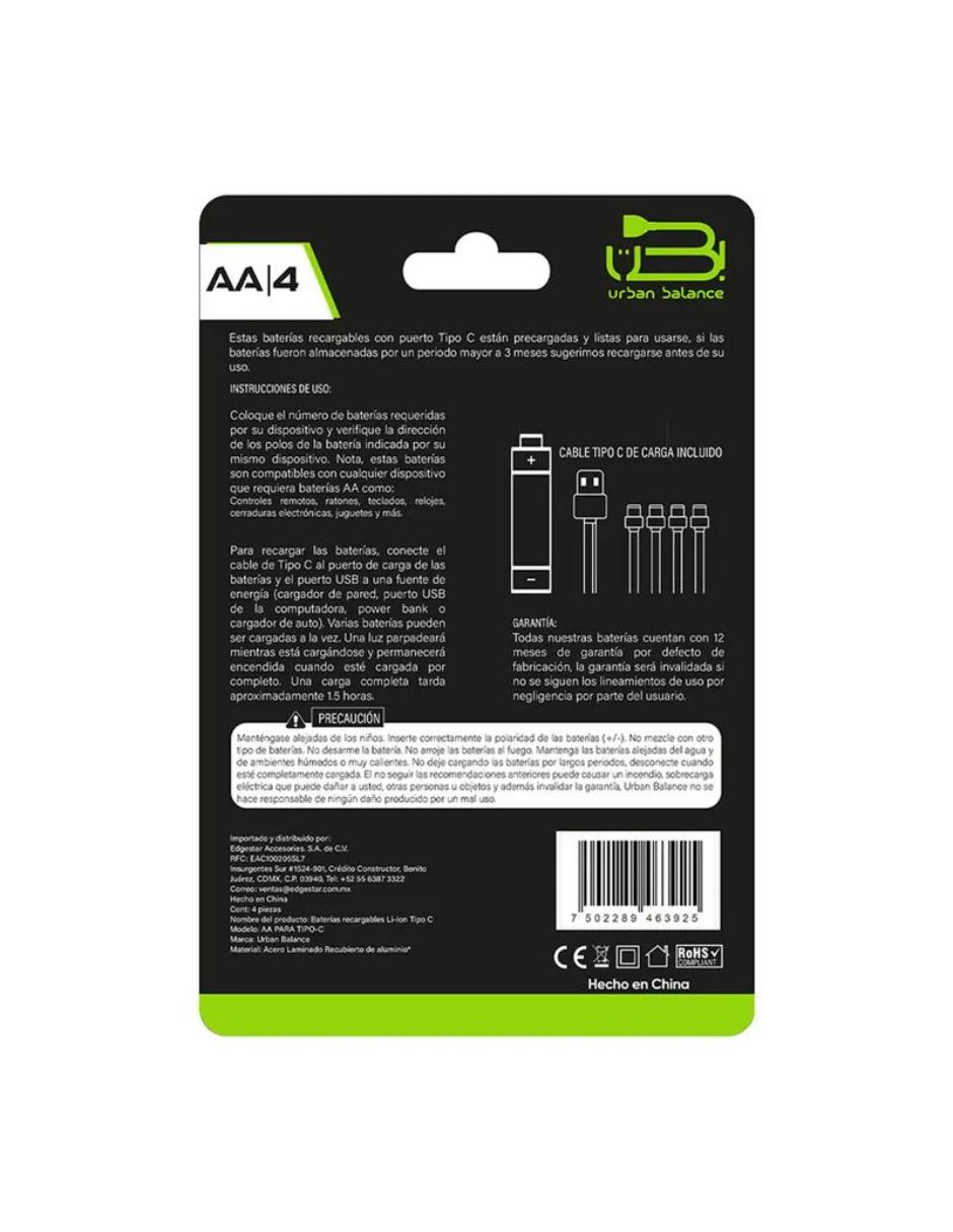 Paquete de pilas de litio Urban Balance 1.5 V