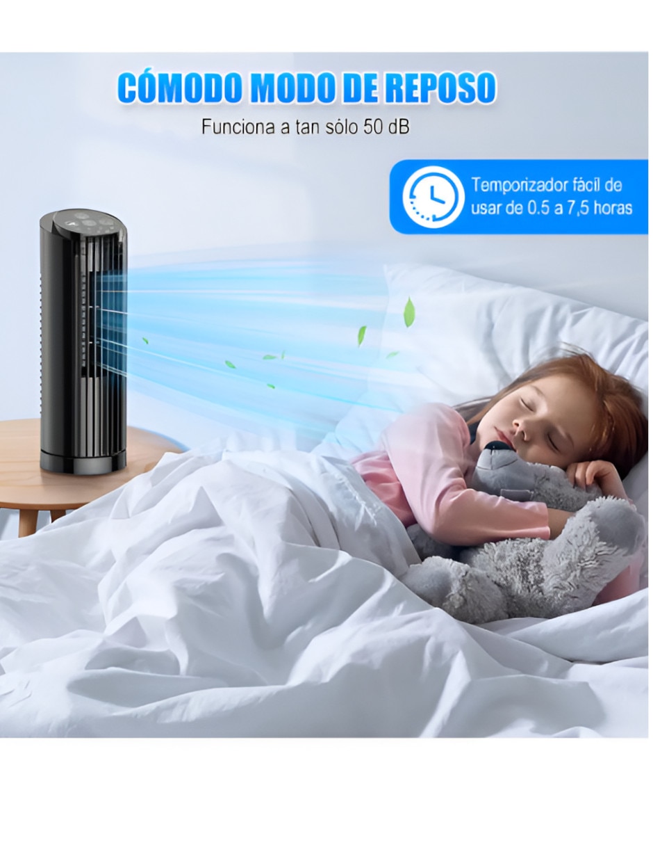 Ventilador de torre con contro remoto 3 velocidades 3