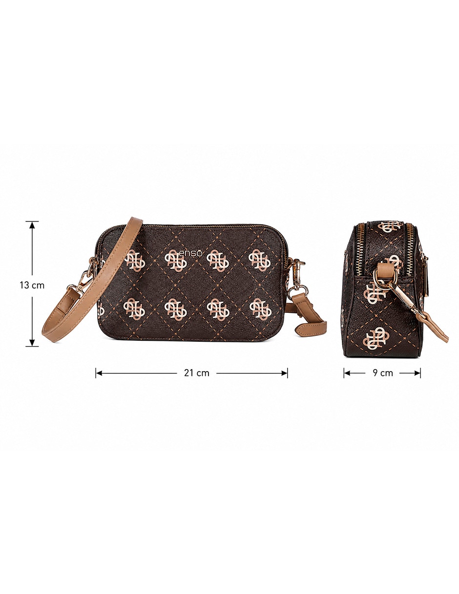 Bolsa Crossbody Heritage Monogram para mujer 7