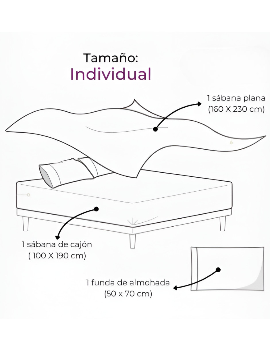 Juego de sábanas de 180 hilos Xtllar7200 4