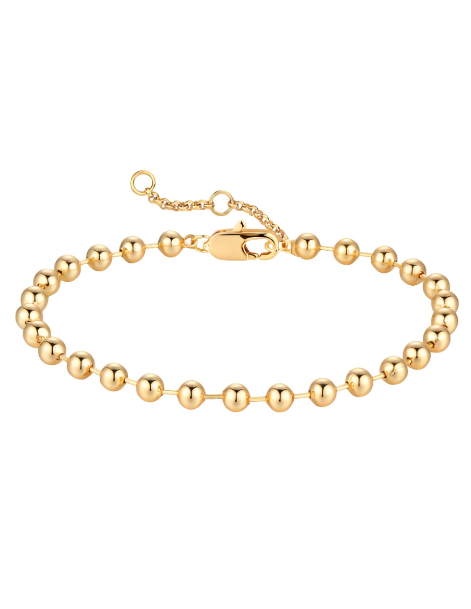 Pulsera de 14k con acabado chapa de oro Pulsera de 14k con acabado chapa de oro