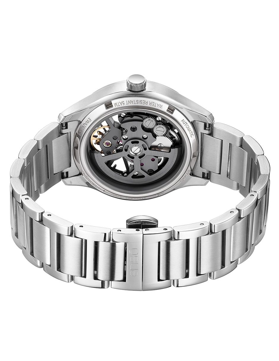 Reloj Enso Automático Skeleton Sport Steel Grey para hombre EWA263G09
