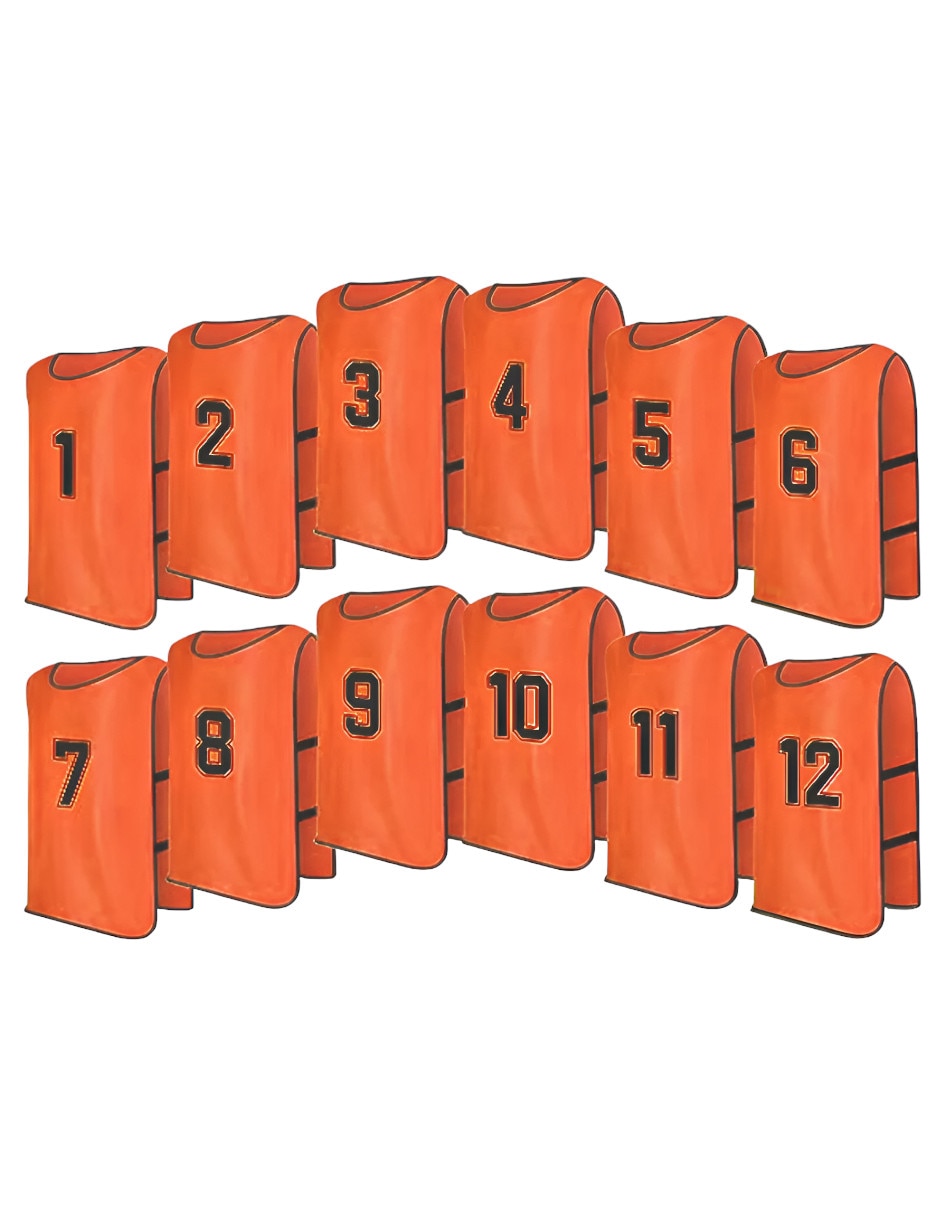 Set chaleco deportivo para fútbol unisex