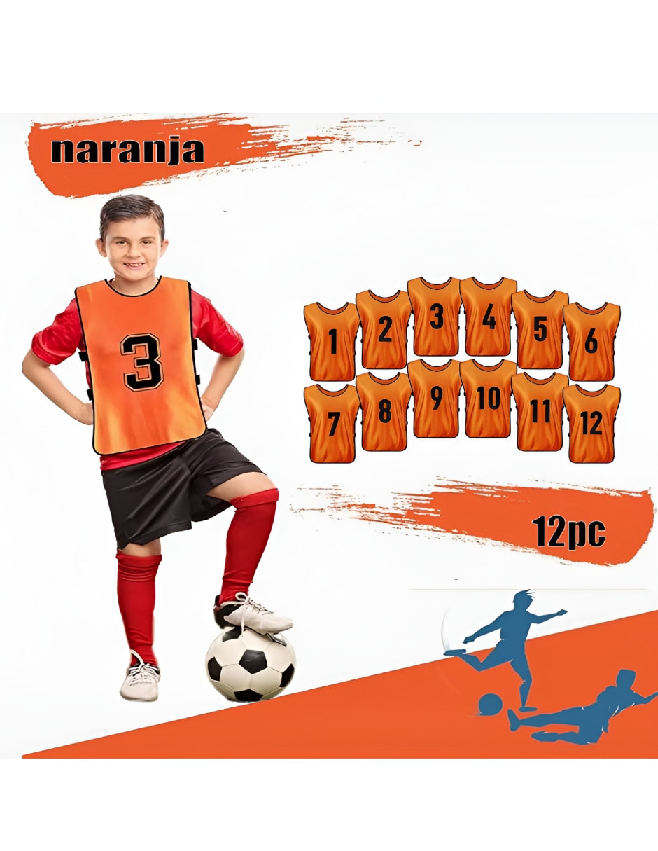 Set chaleco deportivo para fútbol Xtellar unisex