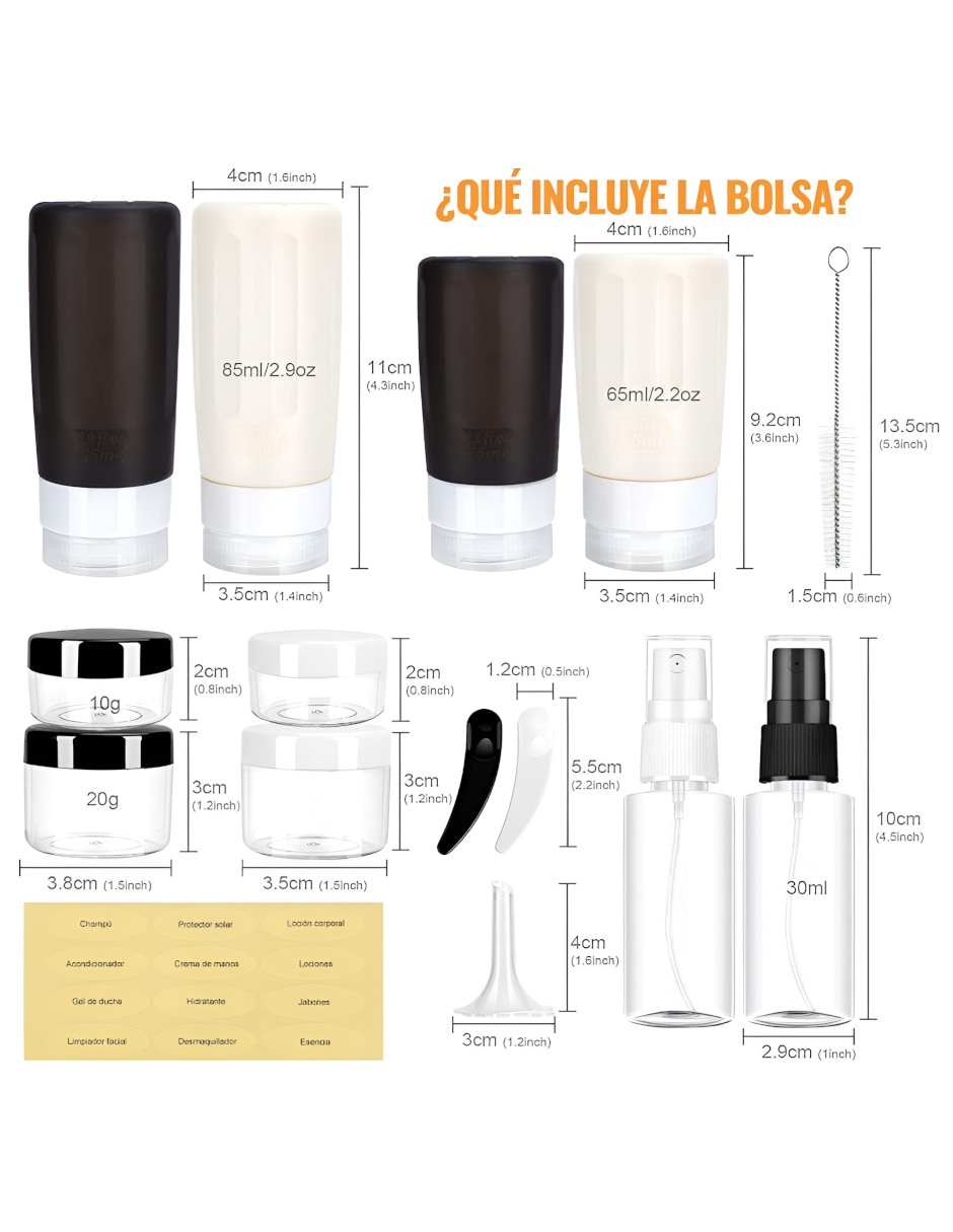 Set de botella para viaje Xtellar