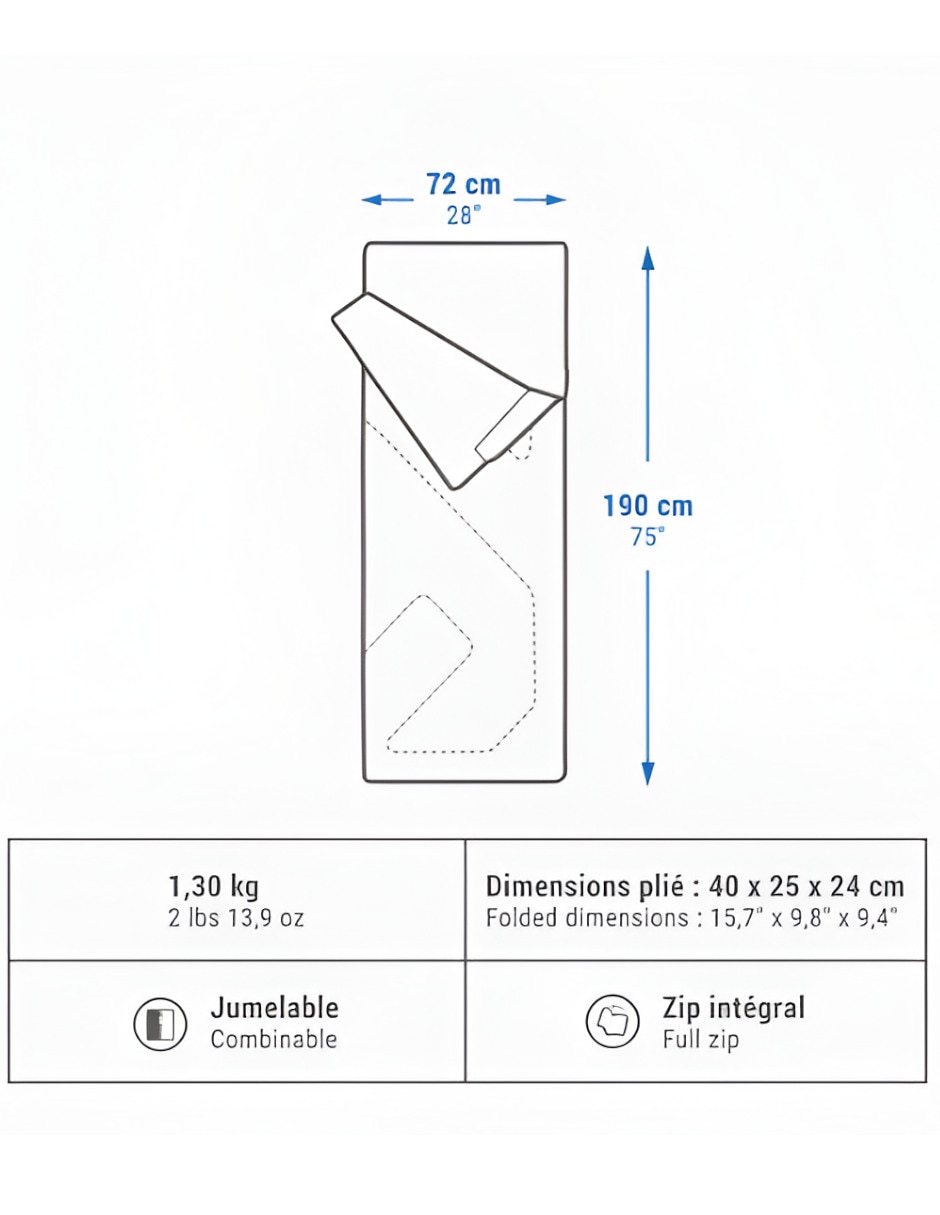 Saco de dormir Xtellar unisex