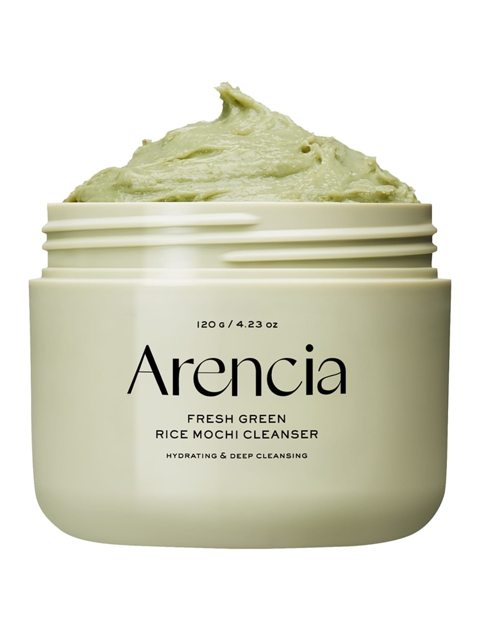 Facial limpiador de mochi de arroz verde Arencia para desmaquillar