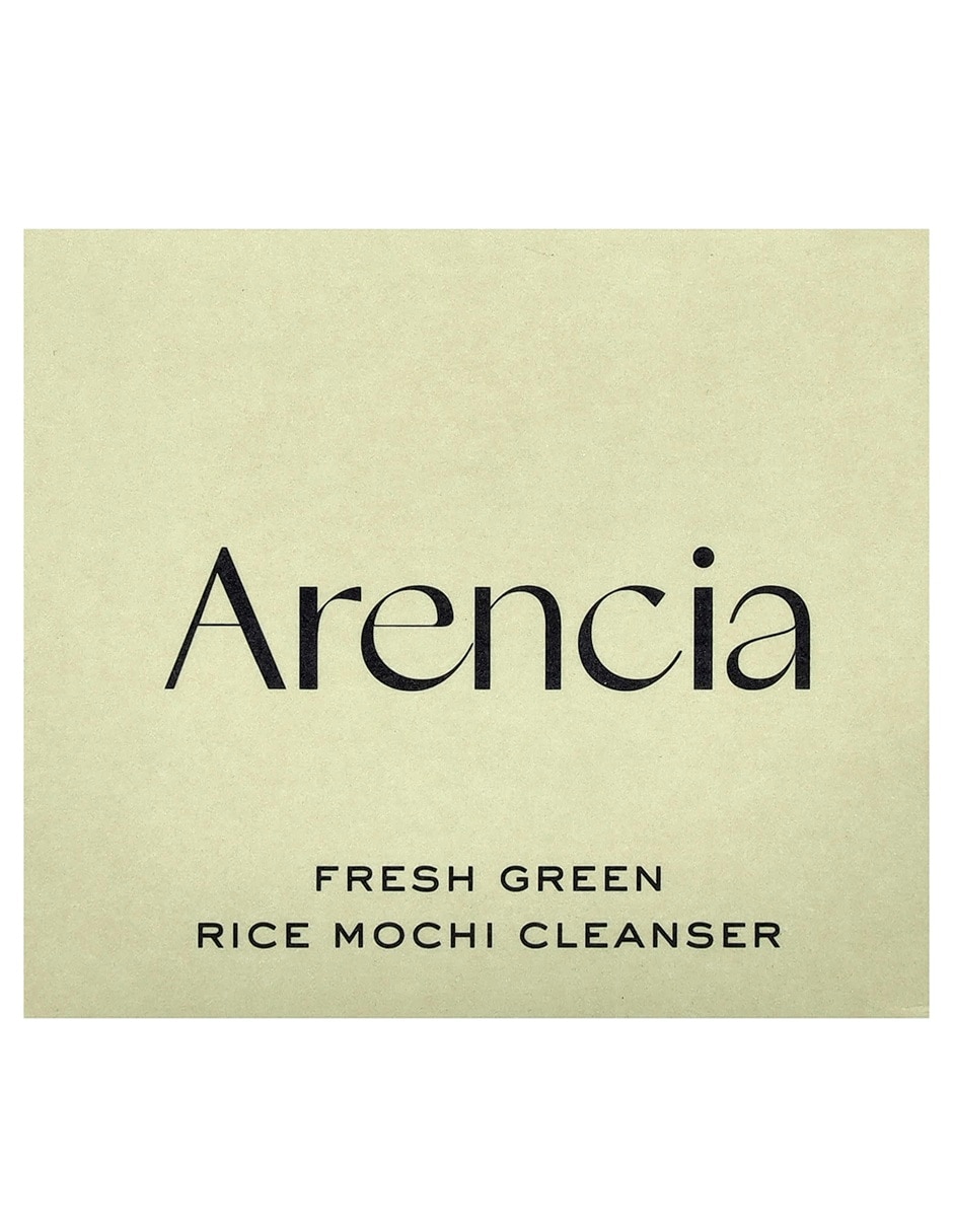 Facial limpiador de mochi de arroz verde Arencia para desmaquillar