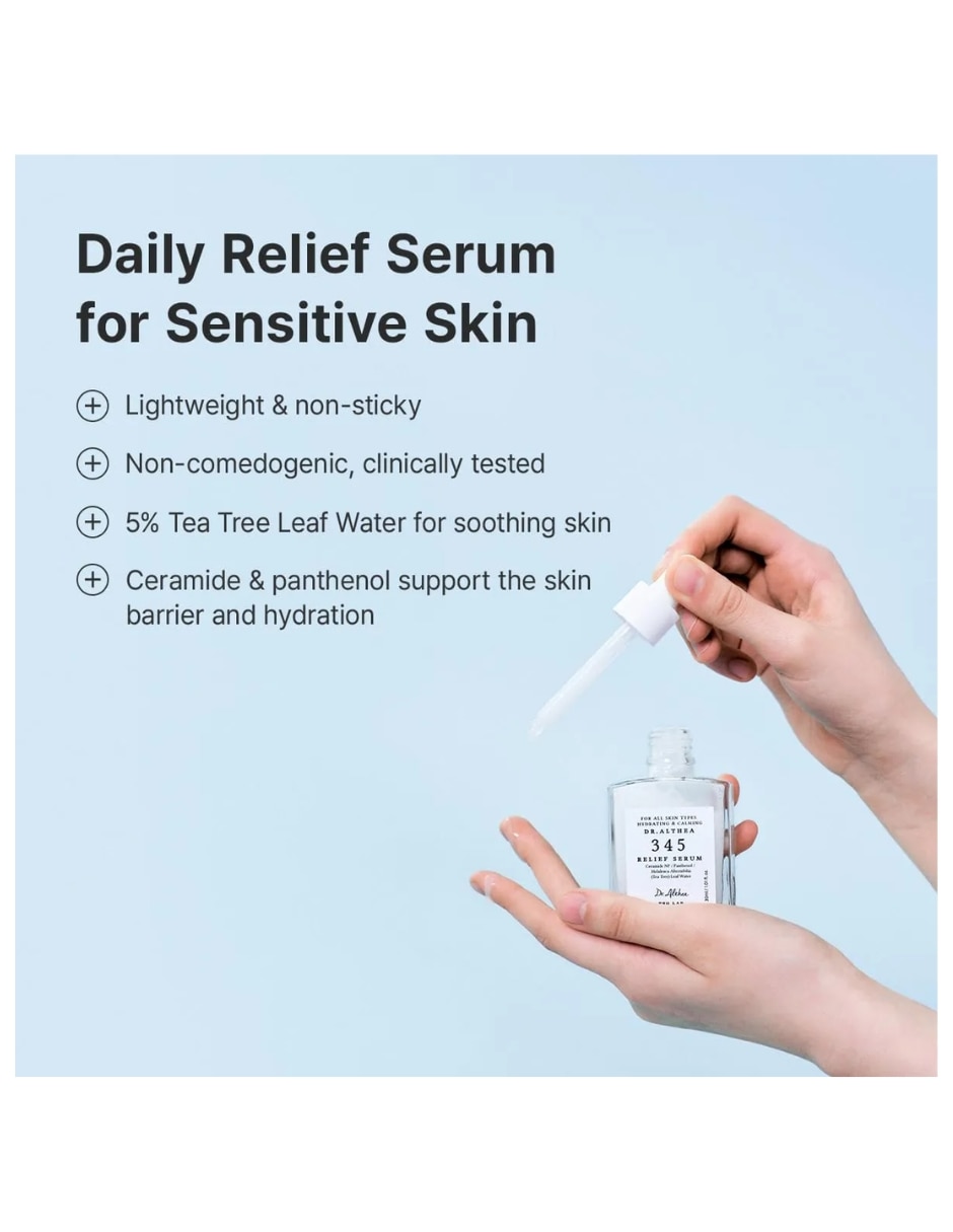 Sérum hidratante facial Dr.Althea 345 Relief Cream todo tipo de piel 4