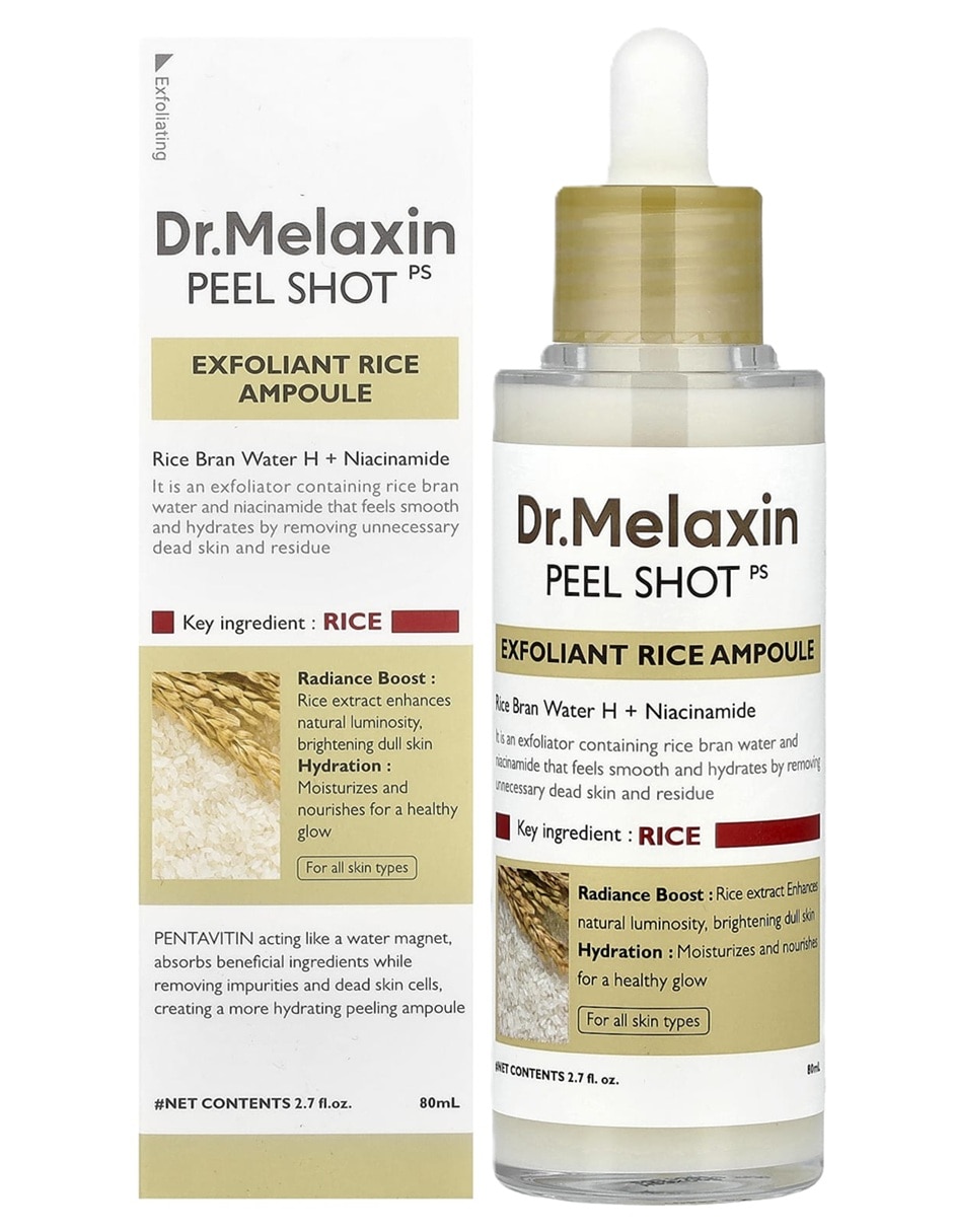 Exfoliante facial de arroz blanco Dr.melaxin Peel Shot todo tipo de piel