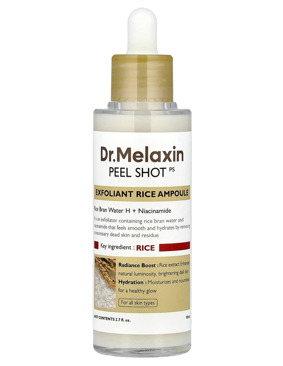 Exfoliante facial de arroz blanco Dr.melaxin Peel Shot todo tipo de piel
