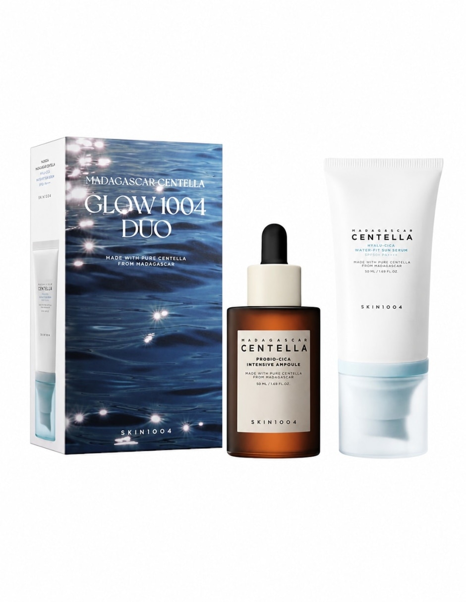 Kit de sérum facial Madagascar Centella Glow 1004 Duo todo tipo de piel 1