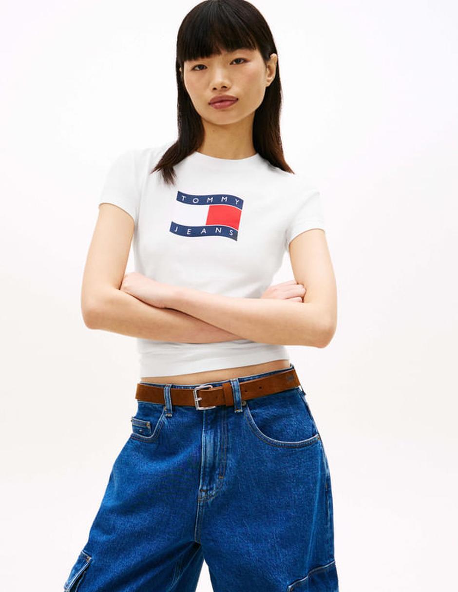 Playera manga corta cuello redondo para mujer Playera manga corta cuello redondo para mujer