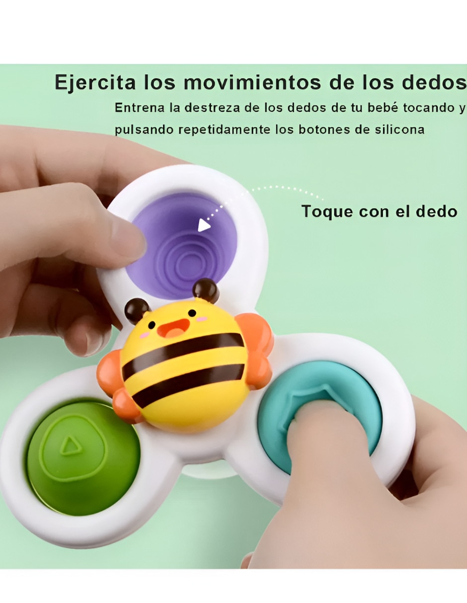 Juguetes sensoriales con ventosa giratoria Xtellar juego didáctico unisex