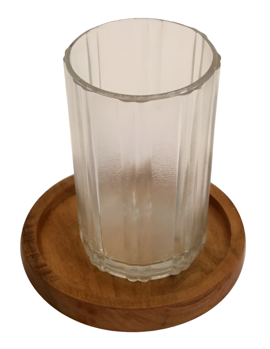 Portavaso Xtellar de madera 4 piezas