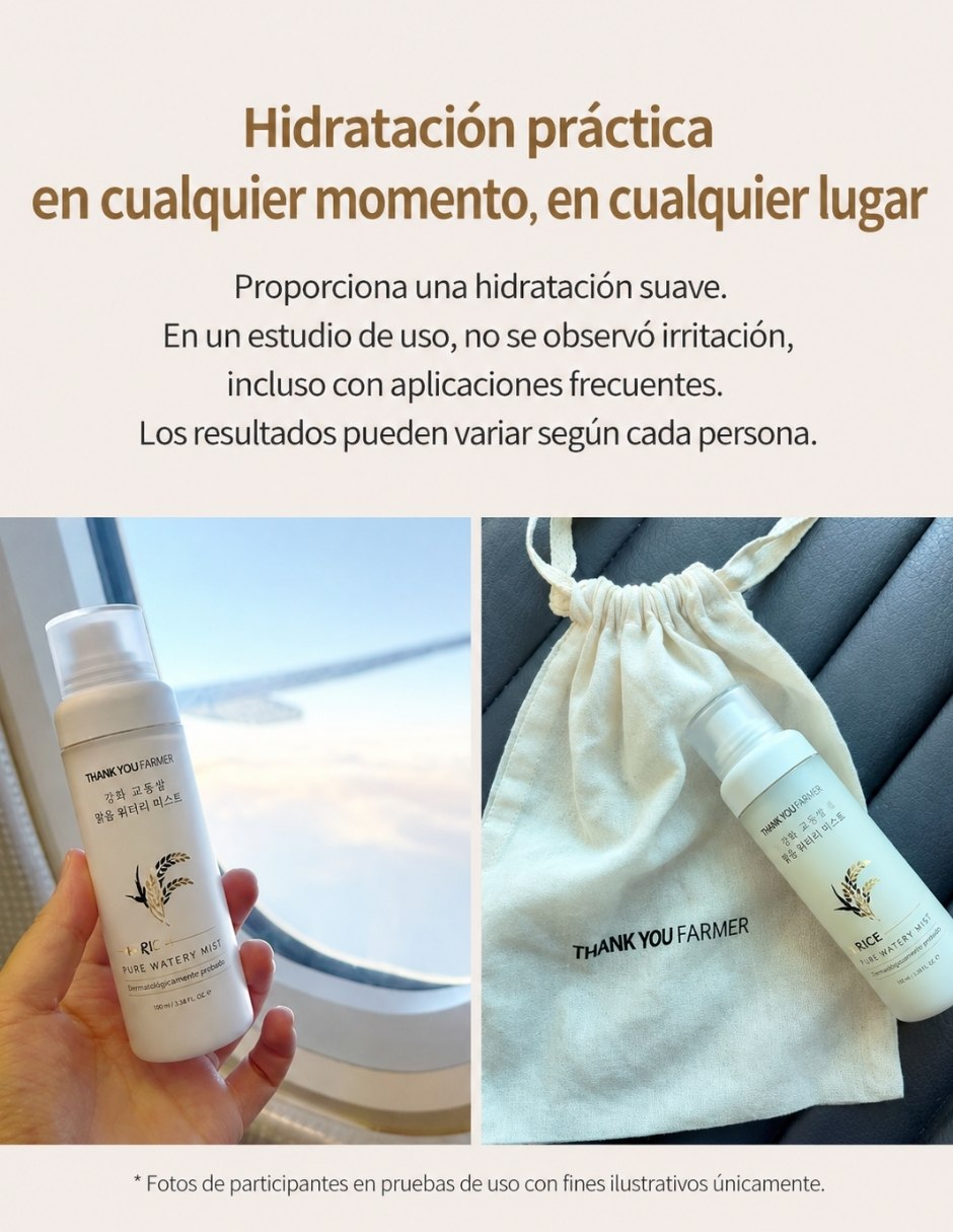 Bruma hidratante Pure Watery Mist Thank You Farmer
