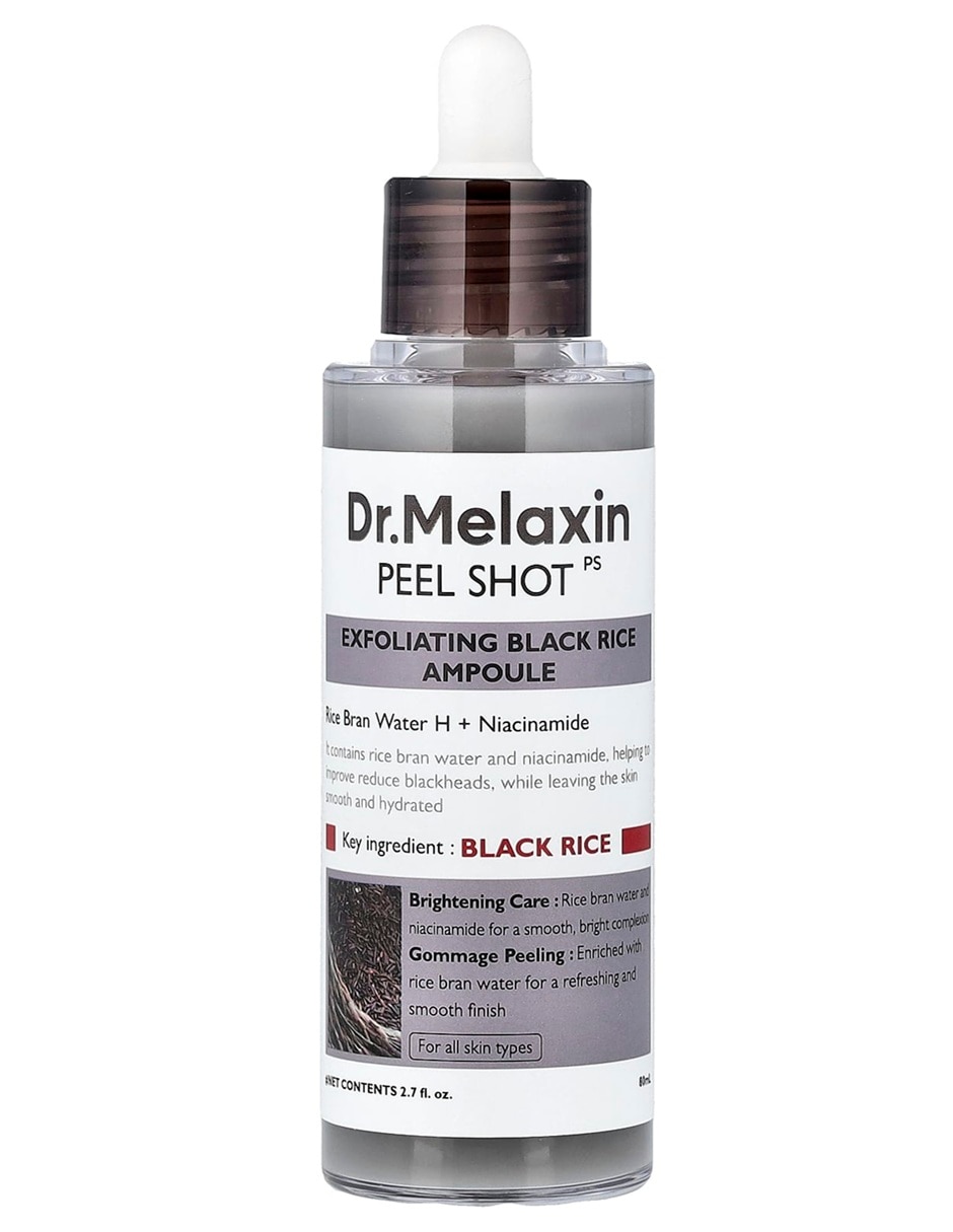 Exfoliante facial de arroz negro Dr.melaxin Peel Shot todo tipo de piel
