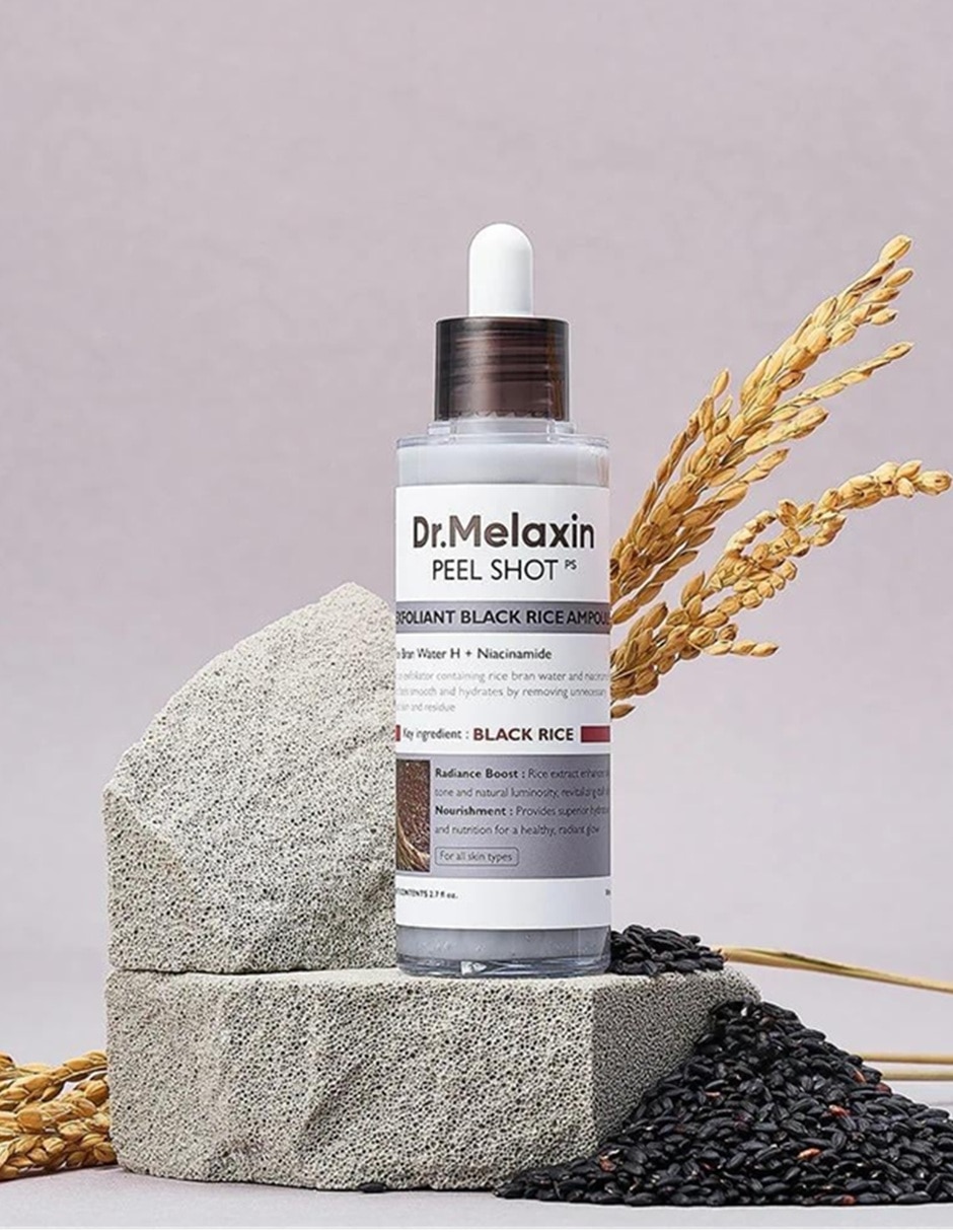 Exfoliante facial de arroz negro Dr.melaxin Peel Shot todo tipo de piel