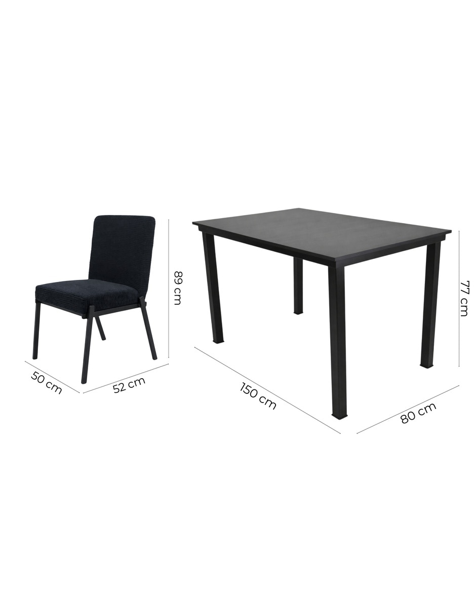 Comedor zovi + zenta para 6 personas de madera 11