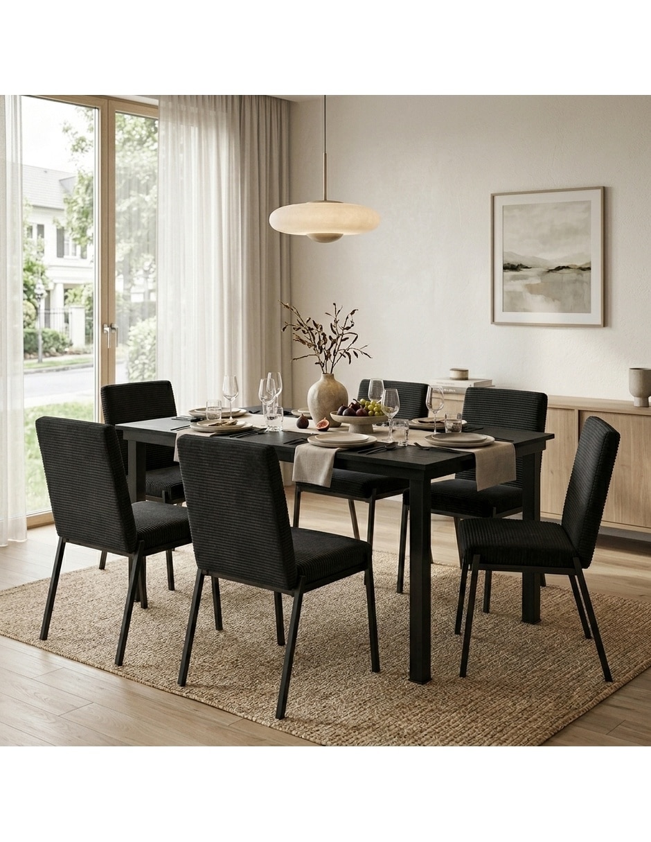 Comedor zovi + zenta para 6 personas de madera 10