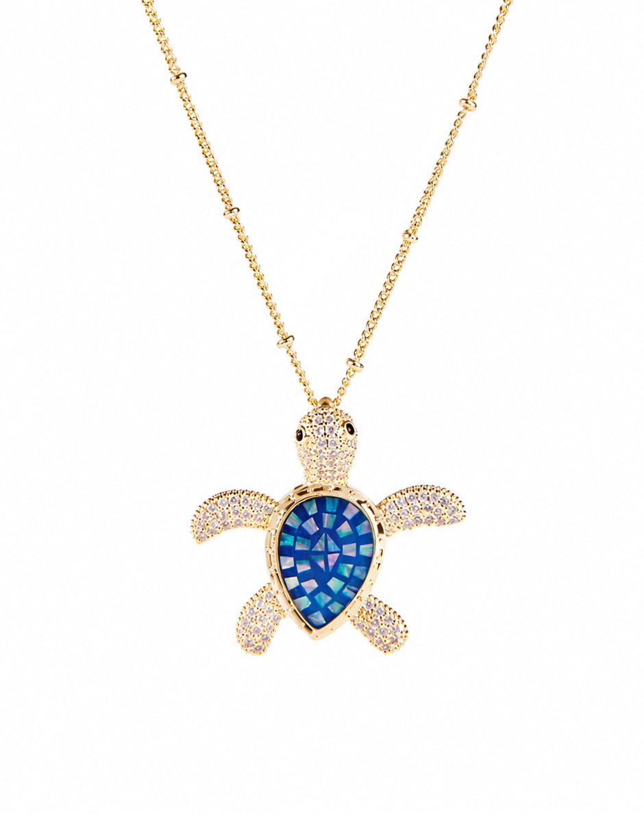 Collar con dije de tortuga