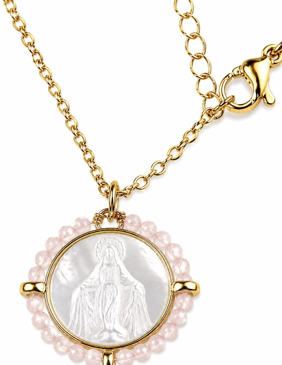 Collar con dije de virgen Yoiko Milagrosa