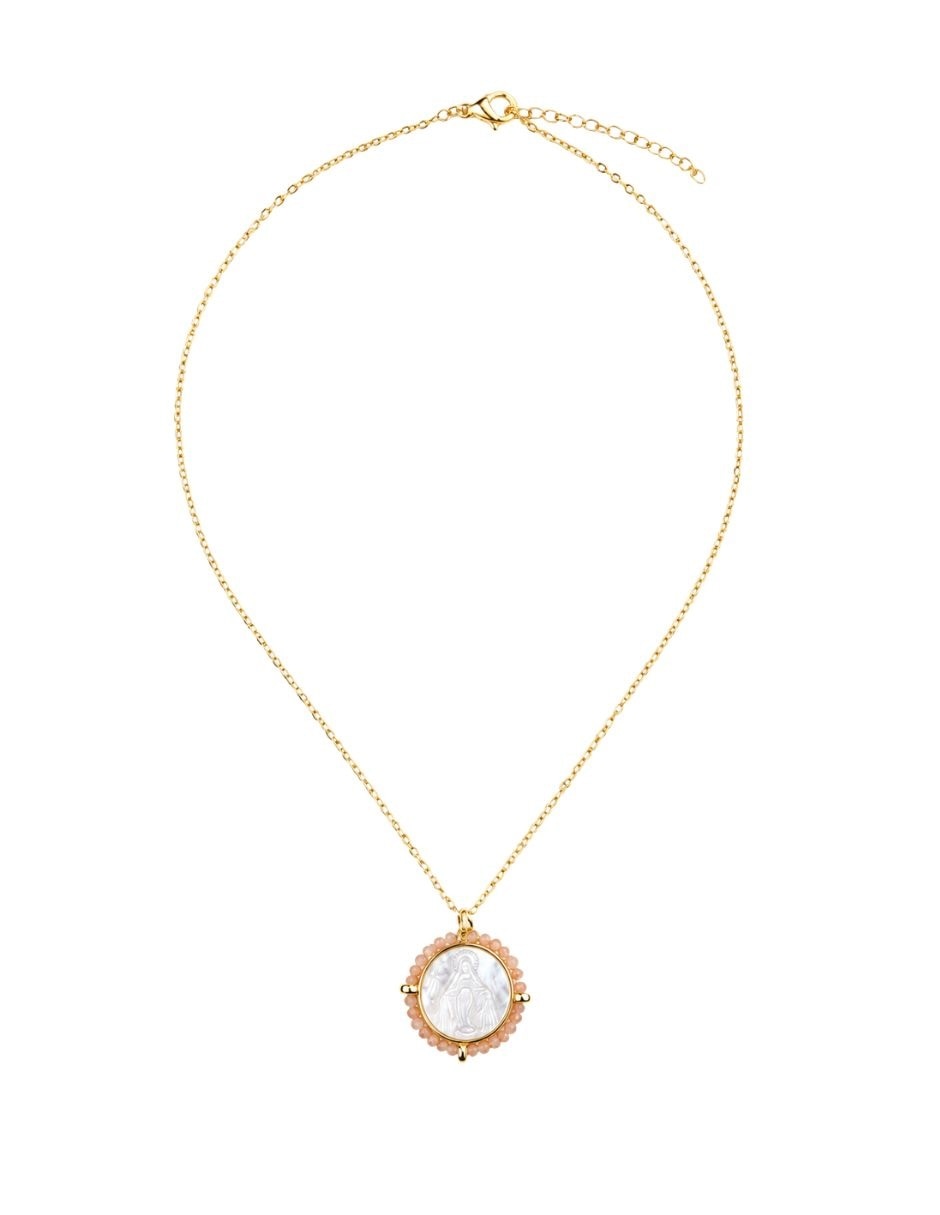 Collar con dije de virgen Milagrosa 2
