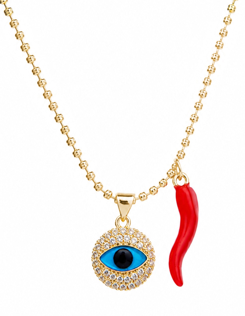 Collar con dije de ojo Yoiko Aura