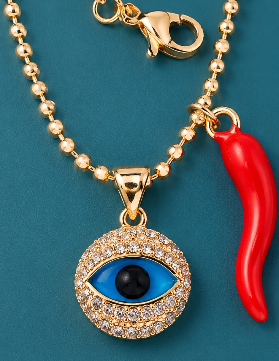 Collar con dije de ojo Yoiko Aura