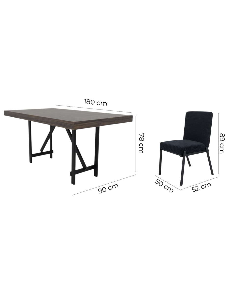 Comedor zenta Sochic para 6 personas