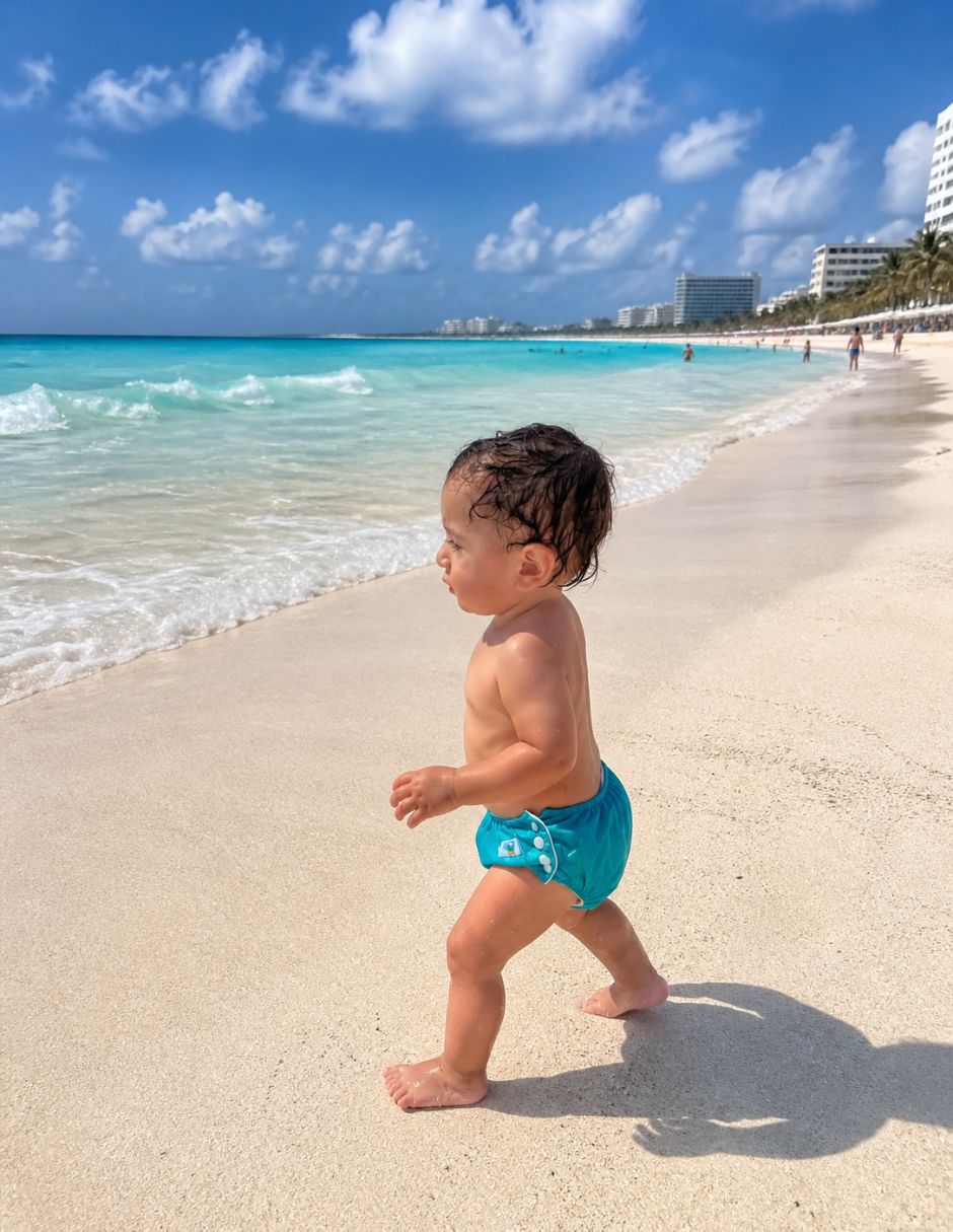 Pañal para natación Babybamboo etapa 2 unisex con 1 par