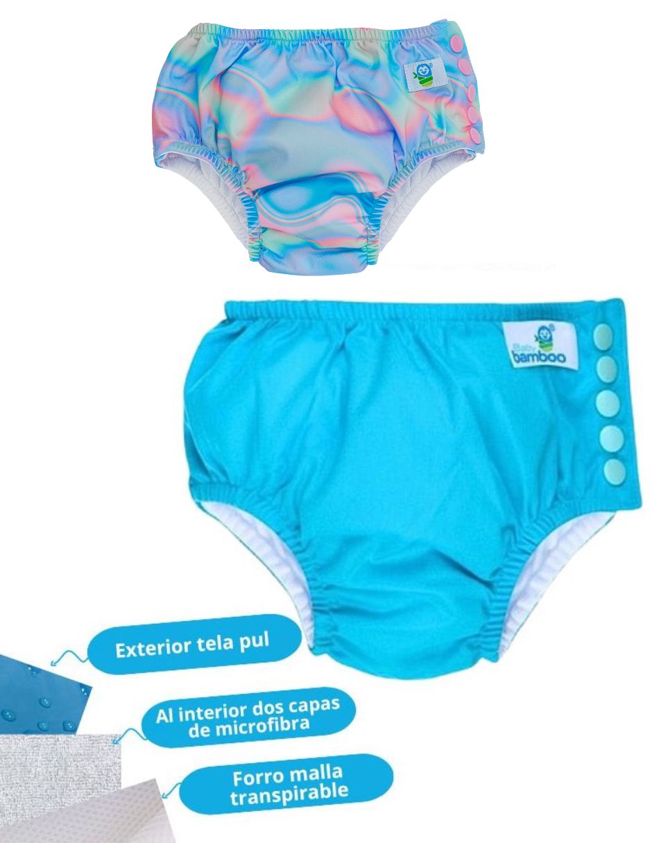 Pañal para natación Babybamboo etapa 2 unisex con 1 par