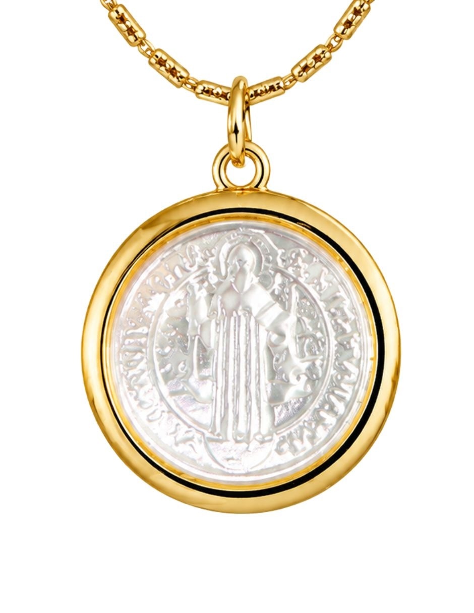 Collar con dije Fe San Benito