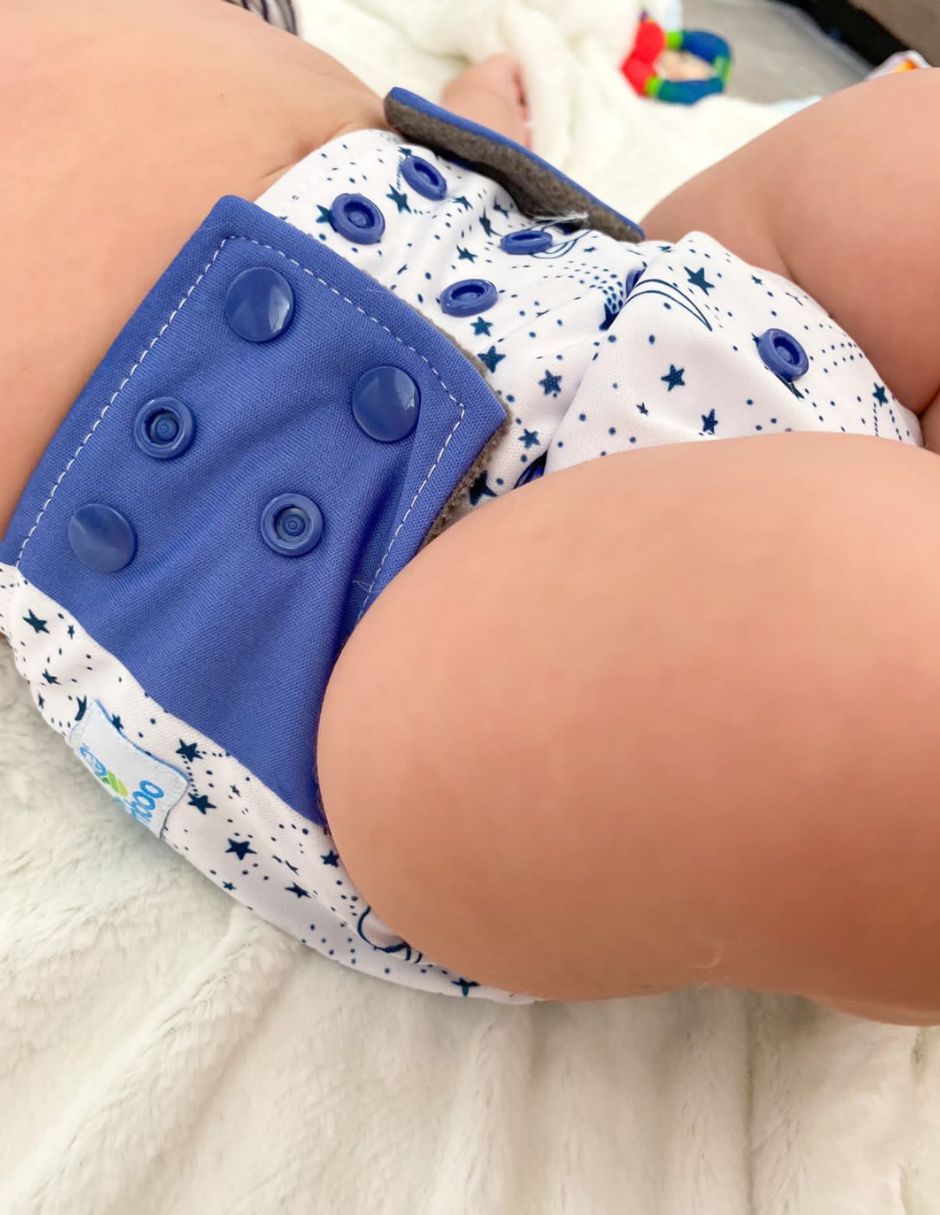Set pañal ecológico de tela doble riel etapa 3 unisex con 5 piezas 4