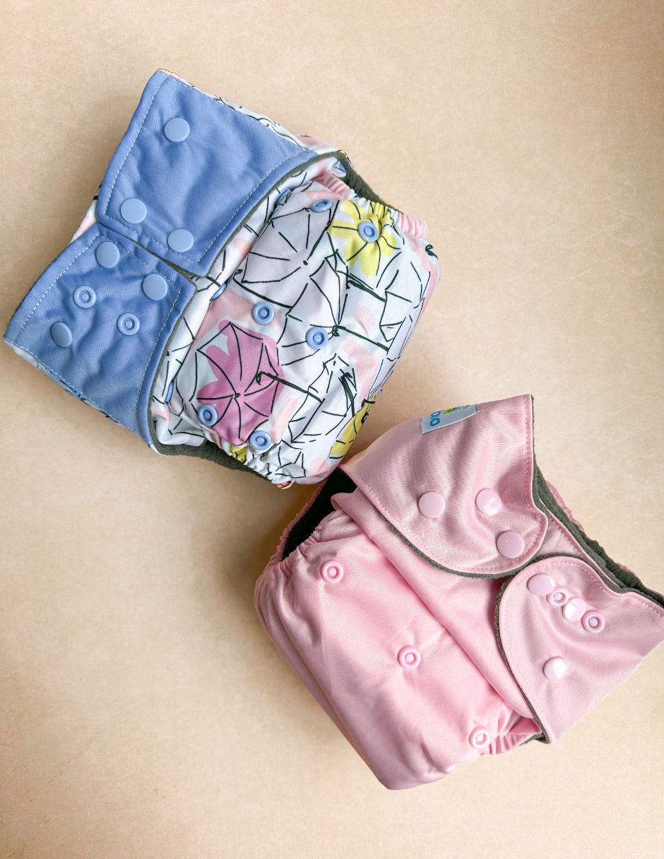 Set pañal ecológico de tela doble riel etapa 3 unisex con 5 piezas 6
