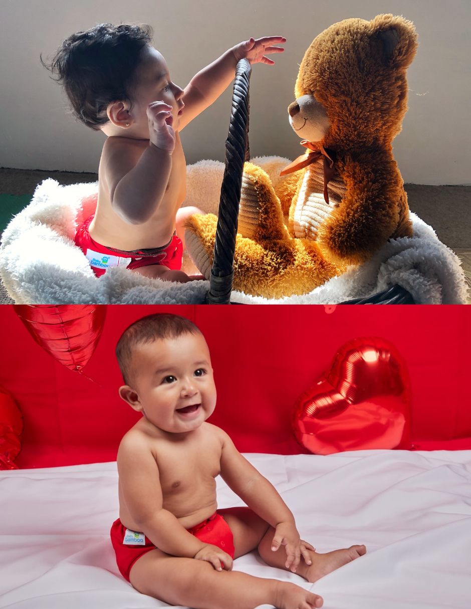 Pañal ecológico de tela Babybamboo etapa 3 unisex con 5 piezas