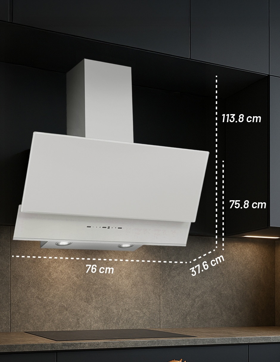 Campana de pared CAMEXPA76VTB de vidrio 3